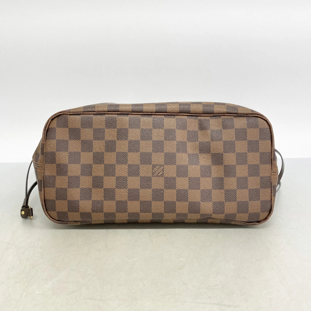 LOUIS VUITTON Brown Damier Neverfull MM Tote Bag - Picture 3 of 10